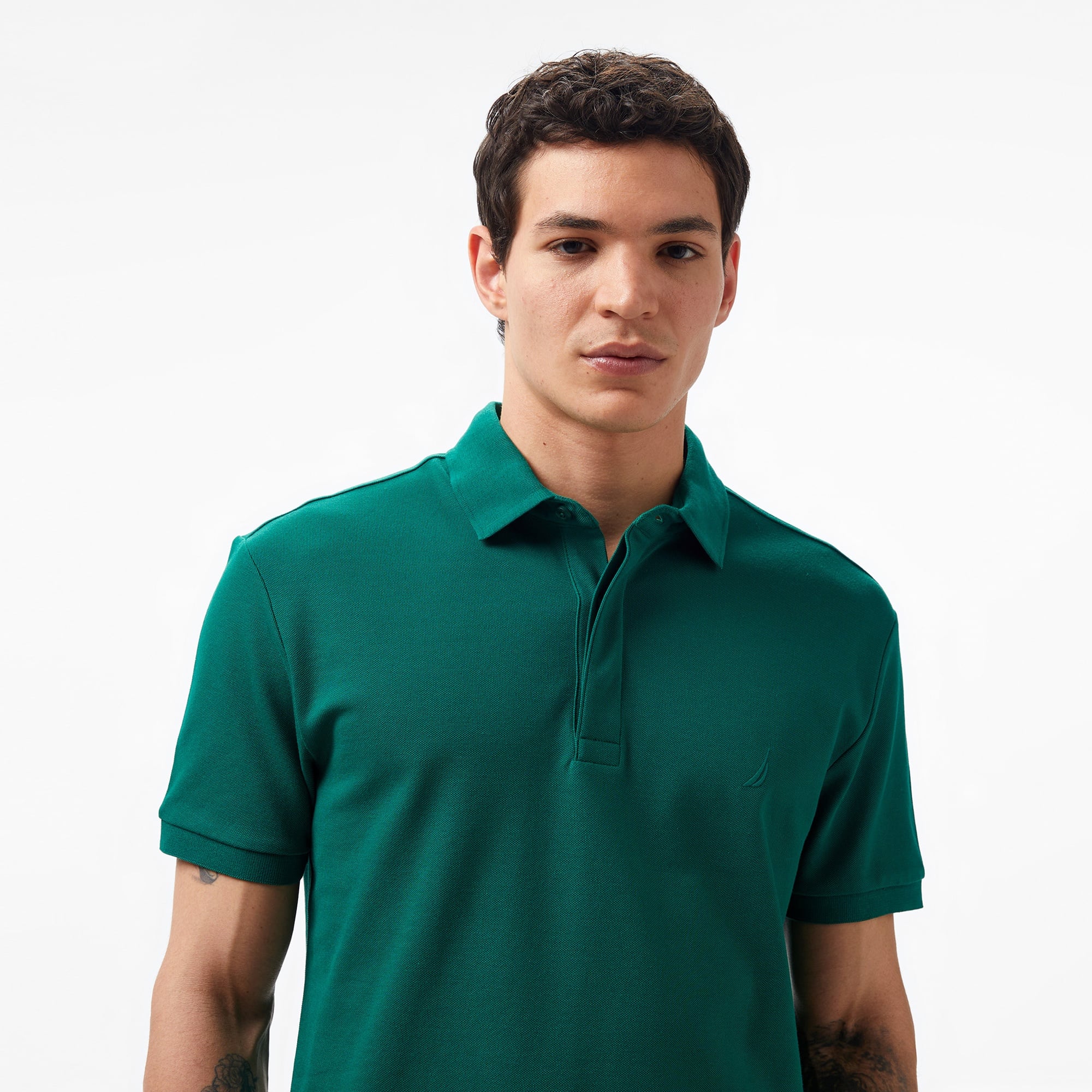 Nautica Erkek Yeşil Slim Fit Polo