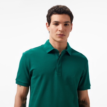  Nautica Erkek Yeşil Slim Fit Polo