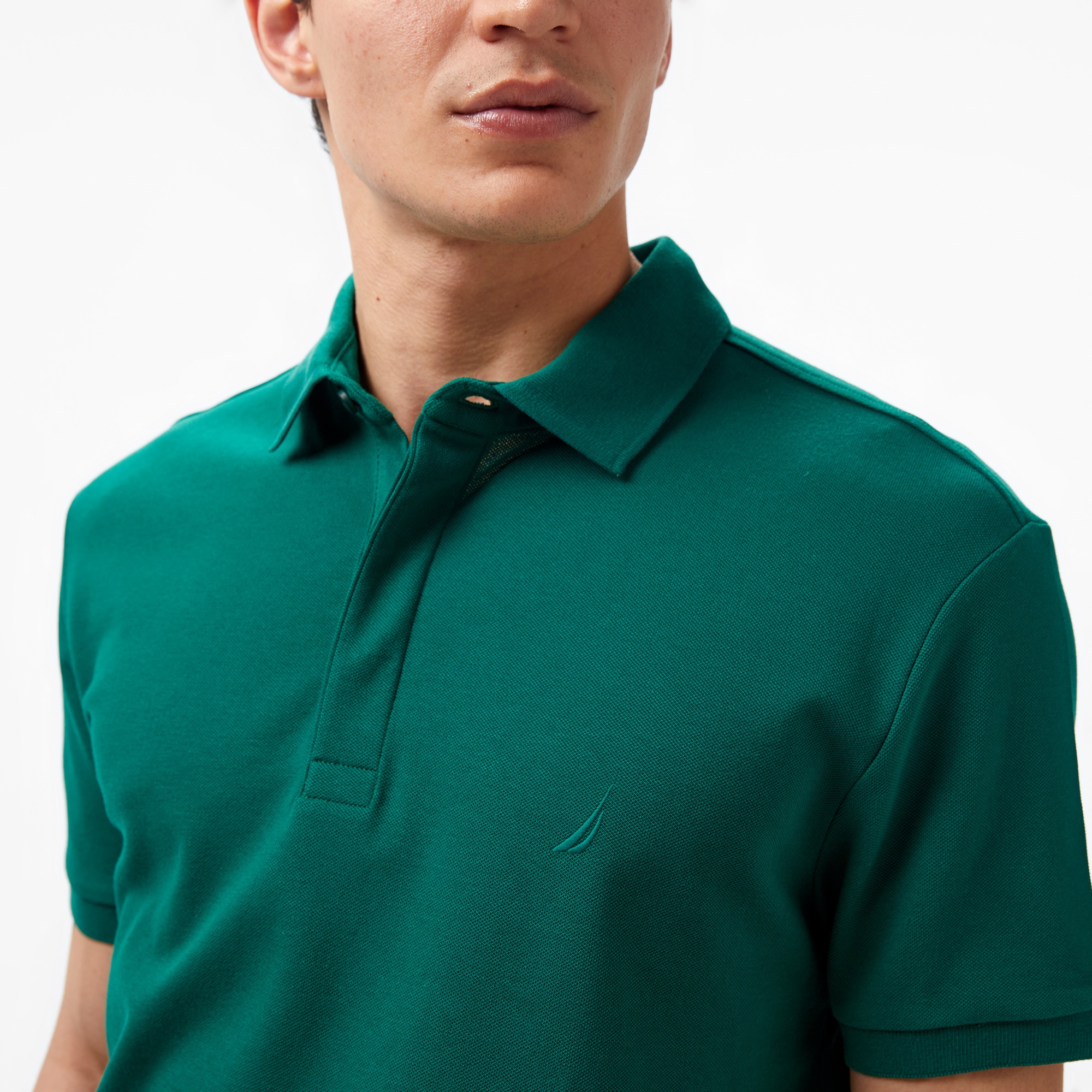 Nautica Erkek Yeşil Slim Fit Polo