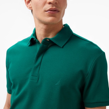  Nautica Erkek Yeşil Slim Fit Polo
