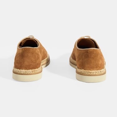  Erkek Taba Örgü Detaylı Bağcıklı Günlük Ayakkabı