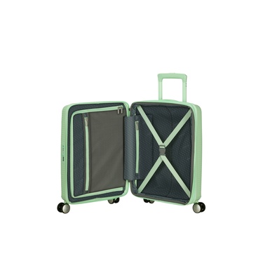  American Tourister Yeşil Soundbox - 55 cm Kabin Boy Sert Valiz