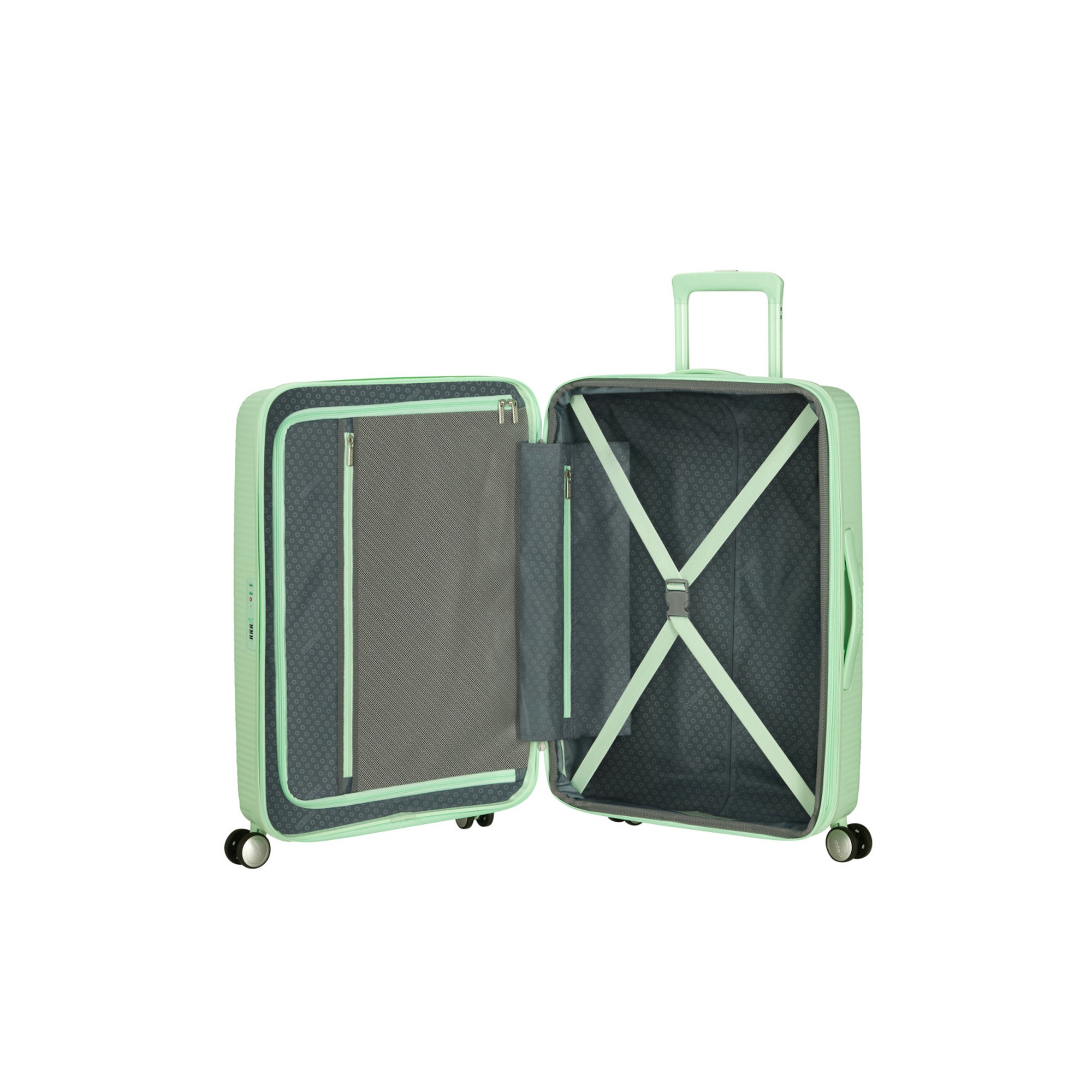 American Tourister Yeşil Soundbox - 67 cm Orta Boy Sert Valiz