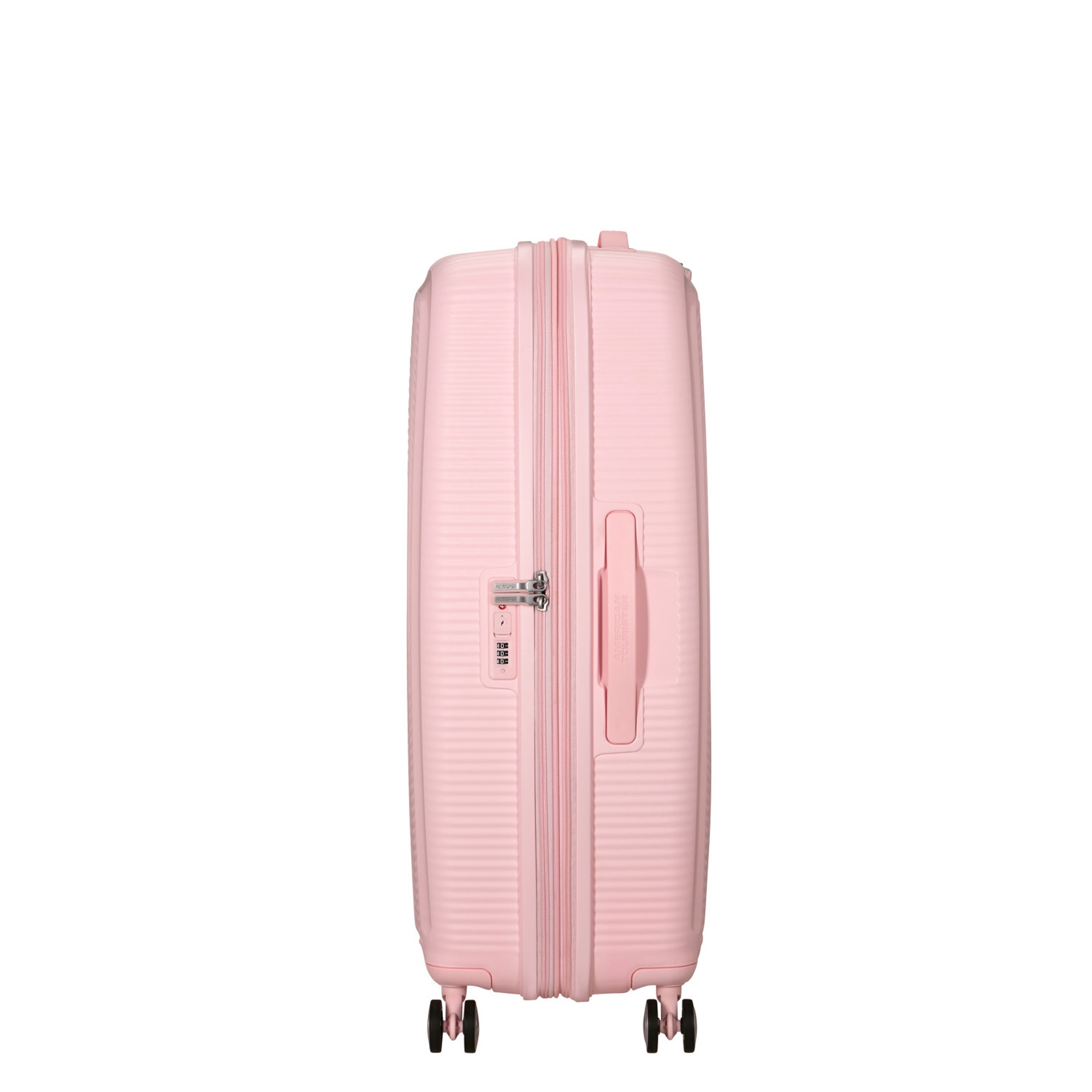 American Tourister Açık Pembe Soundbox - 77 cm Büyük Sert Valiz