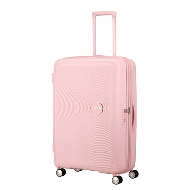  American Tourister Açık Pembe Soundbox - 77 cm Büyük Sert Valiz