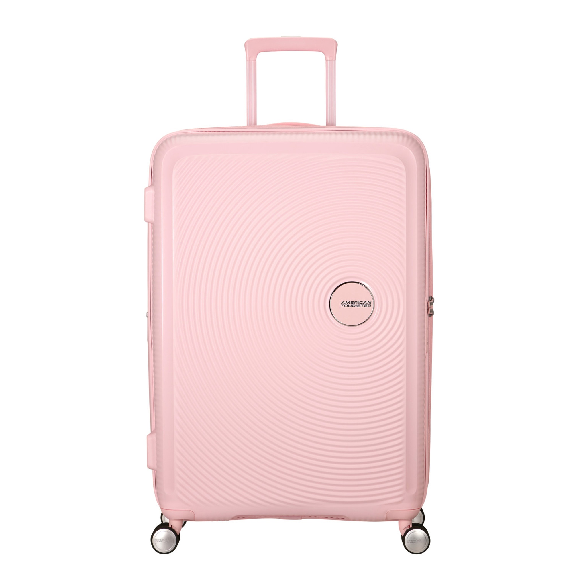 American Tourister Açık Pembe Soundbox - 77 cm Büyük Sert Valiz
