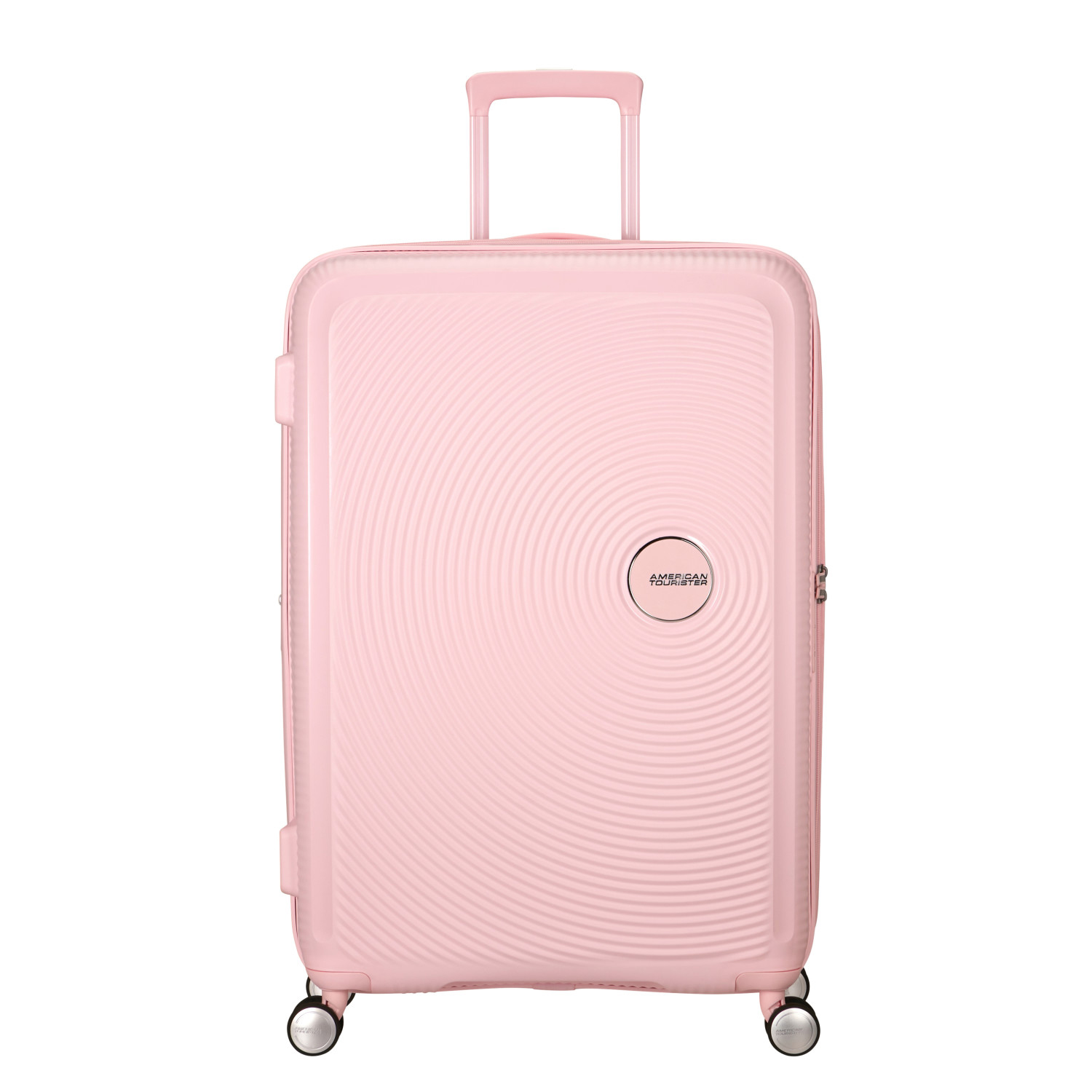  American Tourister Açık Pembe Soundbox - 77 cm Büyük Sert Valiz