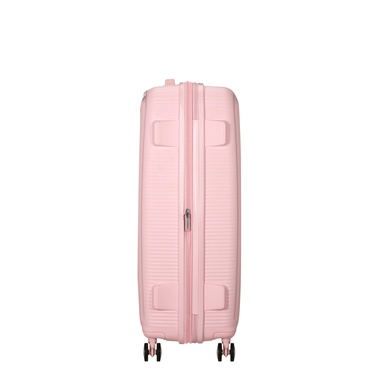  American Tourister Açık Pembe Soundbox - 77 cm Büyük Sert Valiz