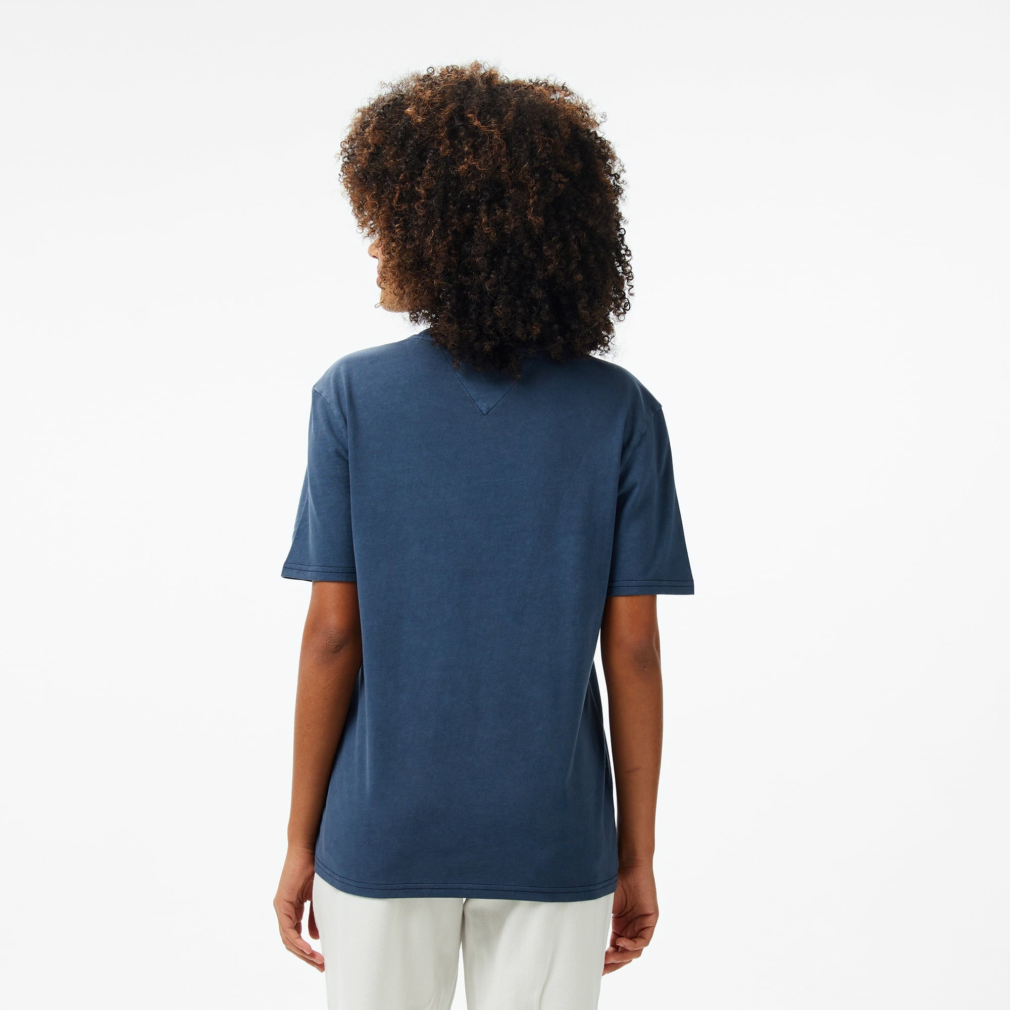 Tommy Jeans Relax Varsity Kadın Lacivert T-Shirt