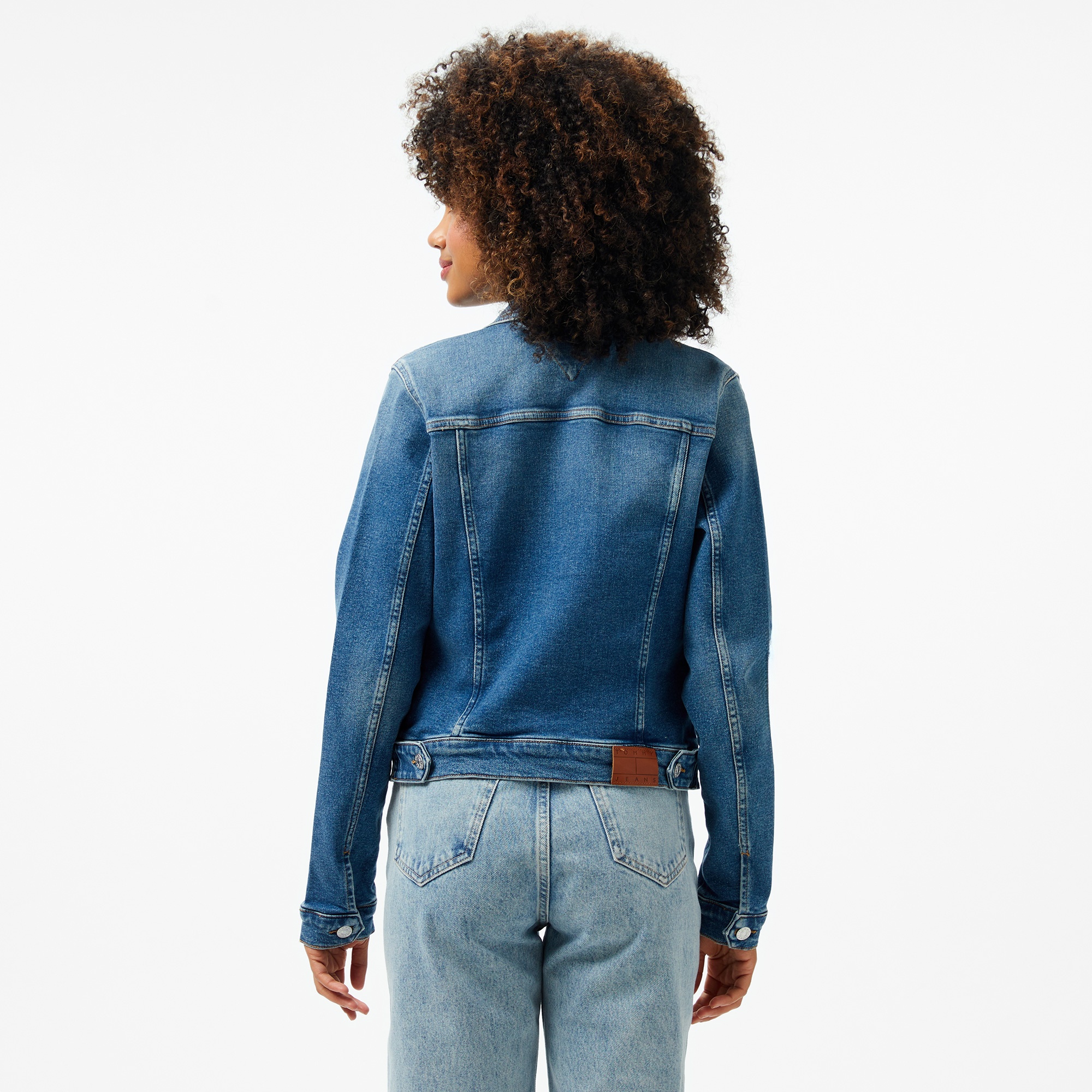 Tommy Jeans Vivianne Skn Ai1232 Kadın Mavi Ceket