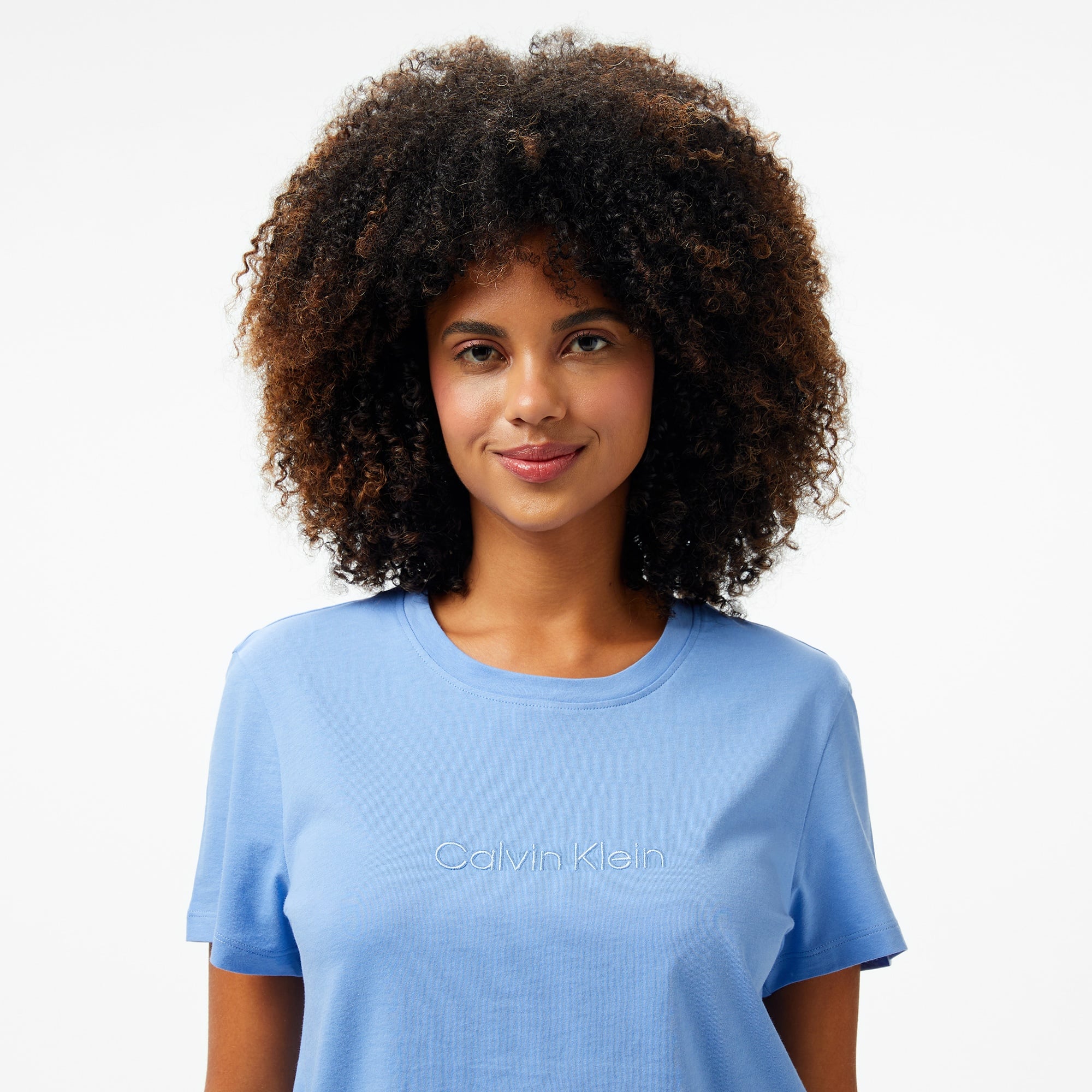 Calvin Klein Classic 2 Kadın Mavi T-Shirt
