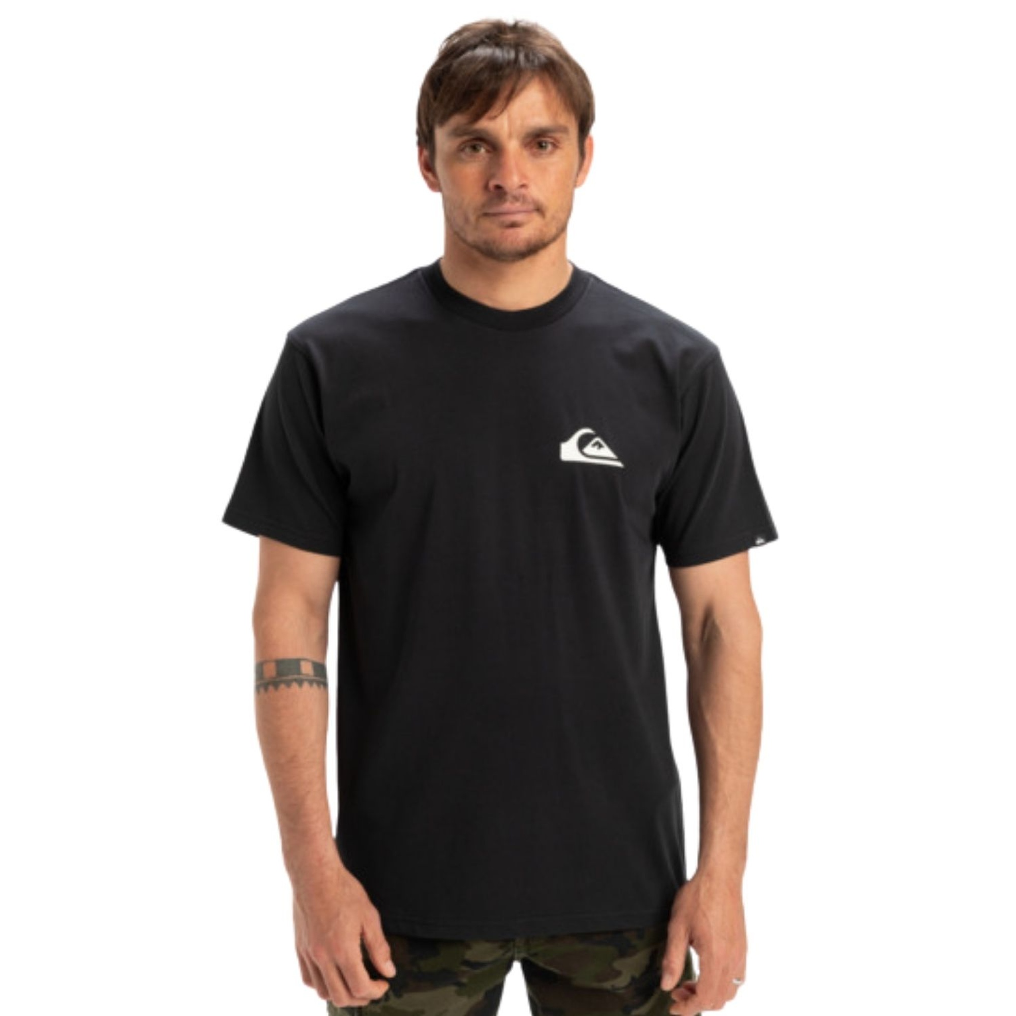 Quiksilver Ev Mini Logo Erkek Siyah Tişört