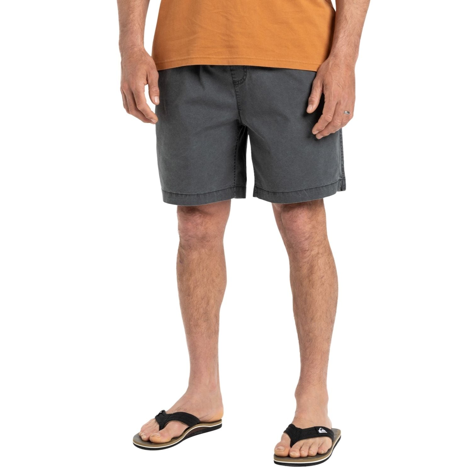  Quiksilver Taxer Ws Erkek Siyah Walkshort