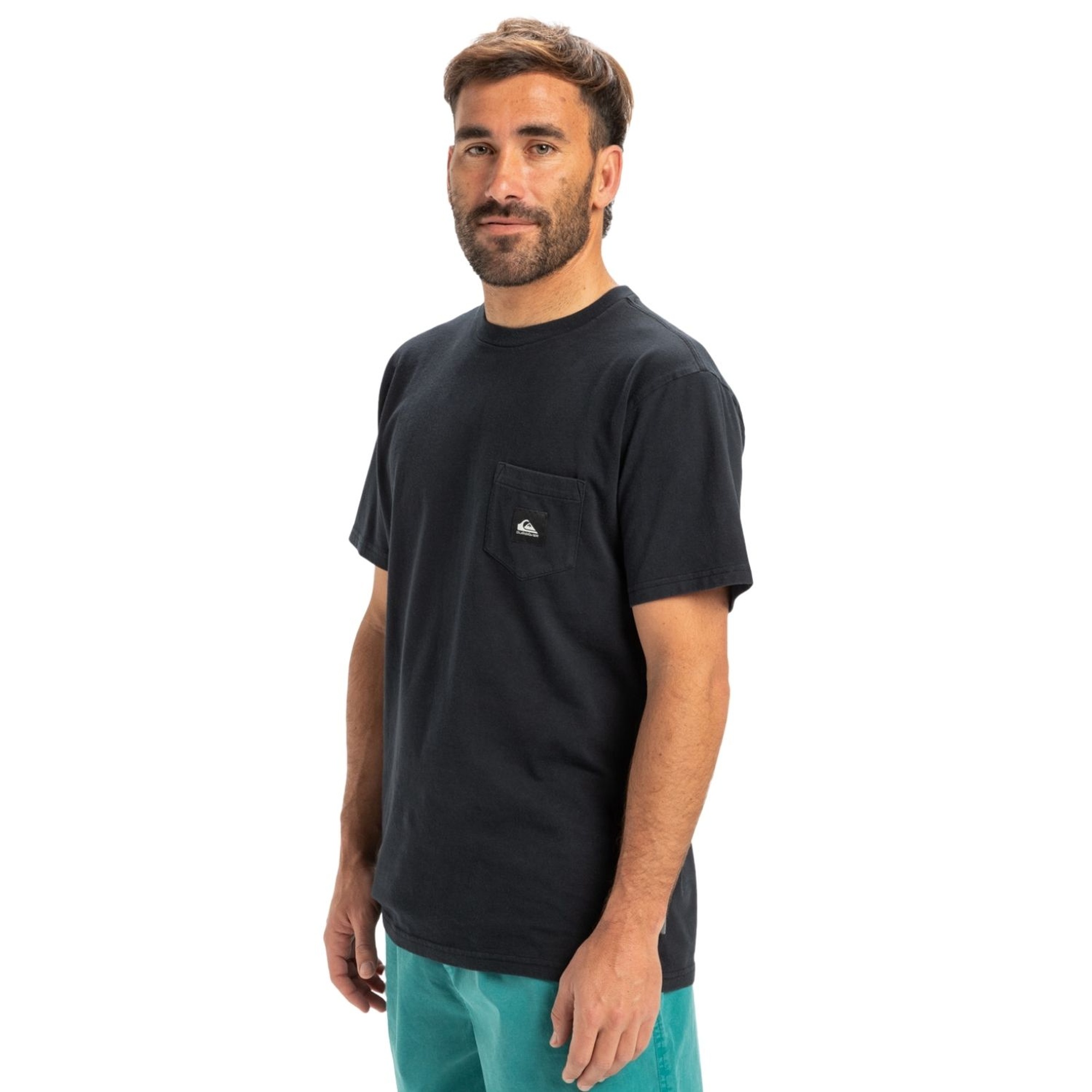 Quiksilver Salt Water Pocket Erkek Siyah Tişört
