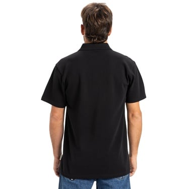  Quiksilver Dna Erkek Siyah Polo Tişört