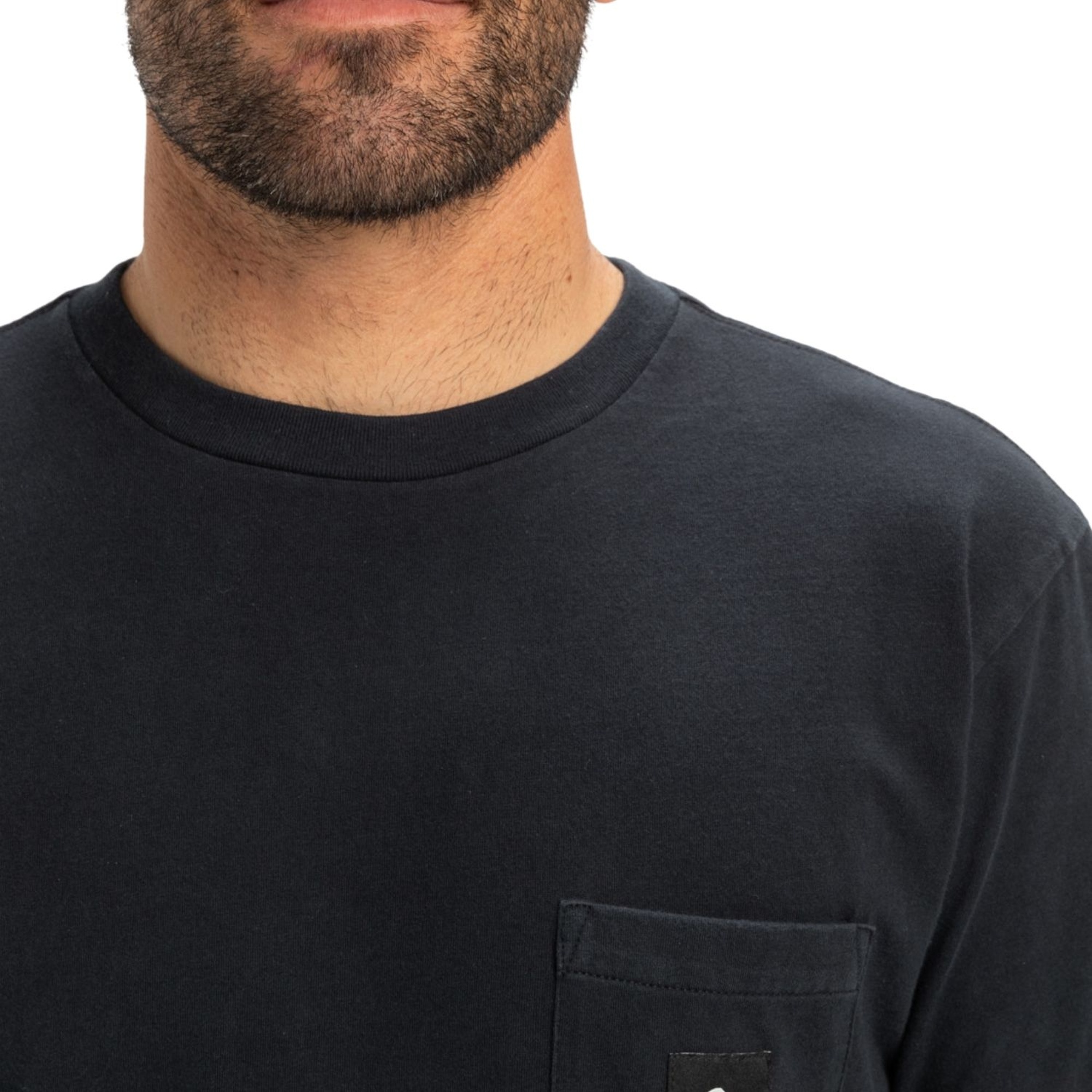 Quiksilver Salt Water Pocket Erkek Siyah Tişört