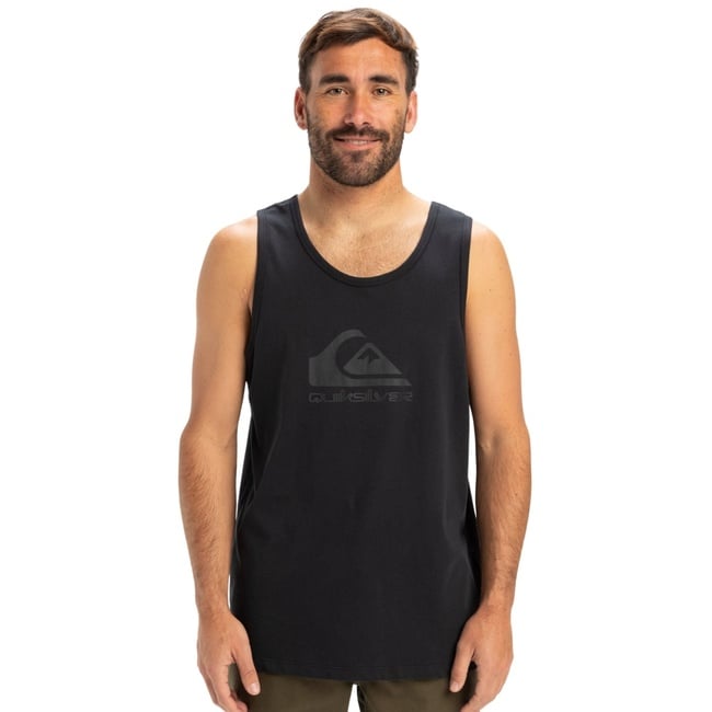  Quiksilver Ev Comp Logo Tank Erkek Siyah Atlet