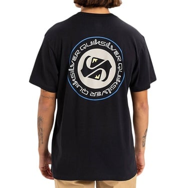  Quiksilver Circle Back Erkek Siyah Tişört