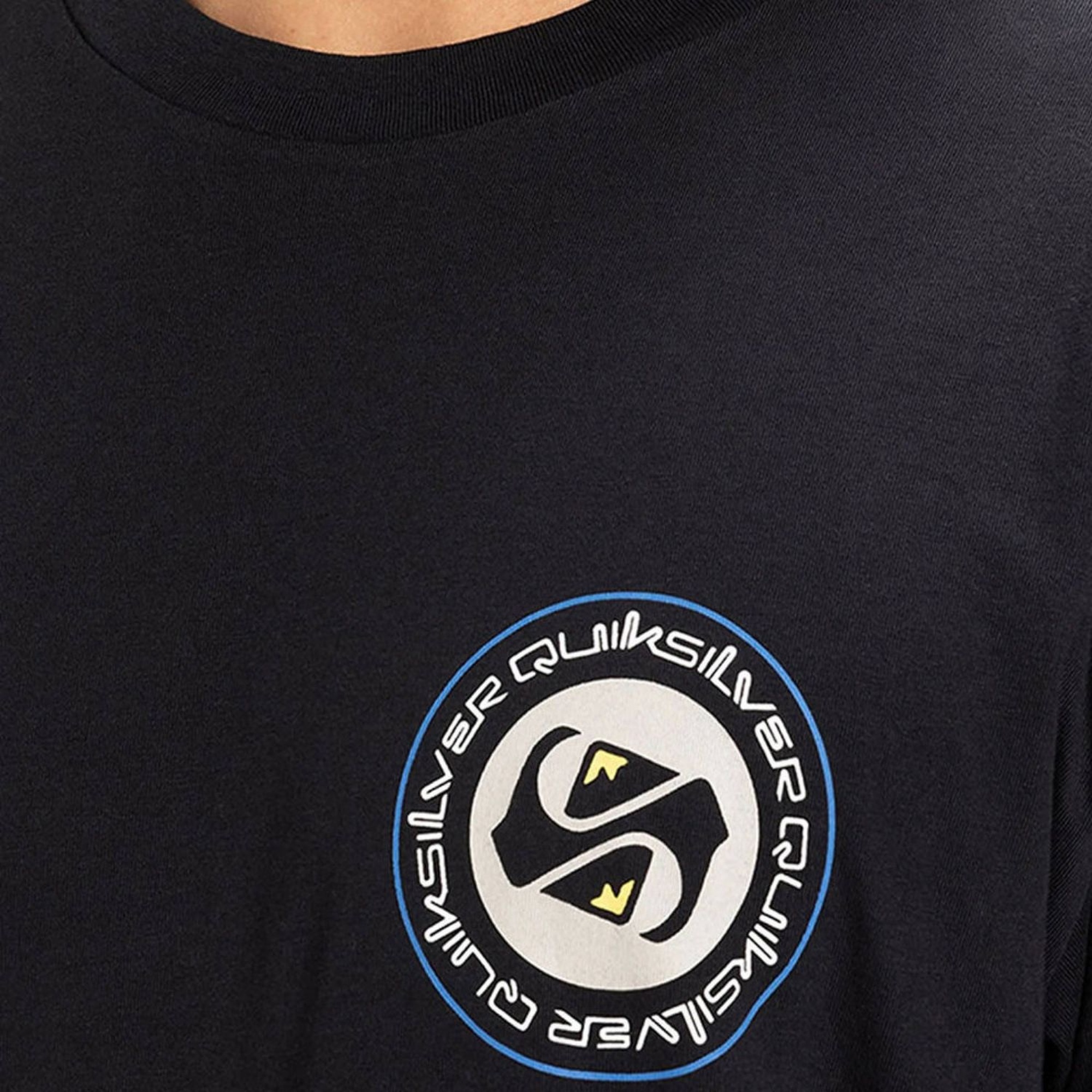 Quiksilver Circle Back Erkek Siyah Tişört