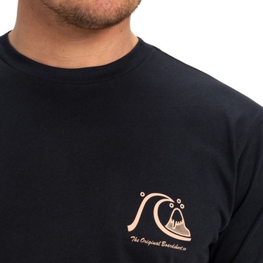  Quiksilver Evo Original Bs Erkek Siyah Tişört