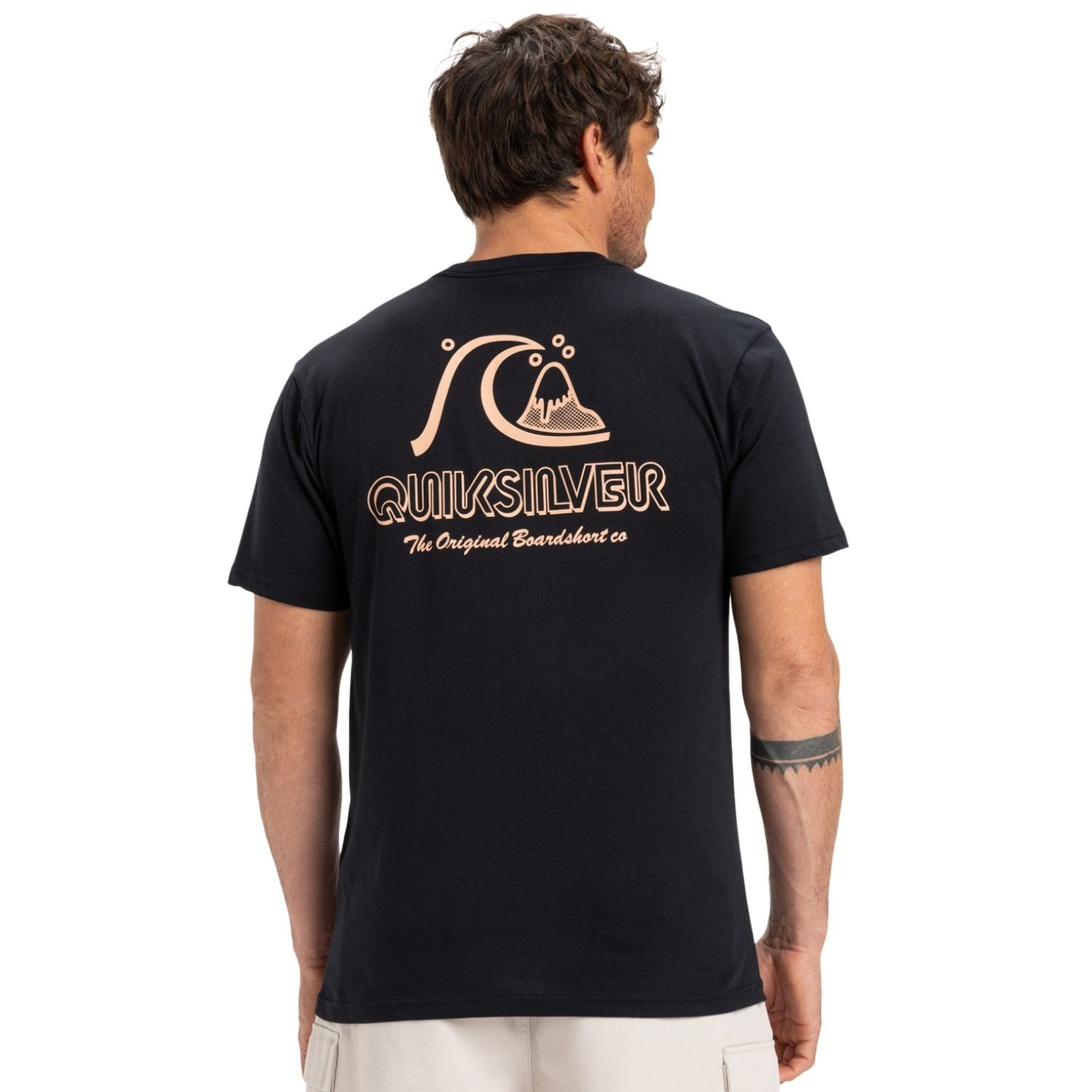 Quiksilver Evo Original Bs Erkek Siyah Tişört