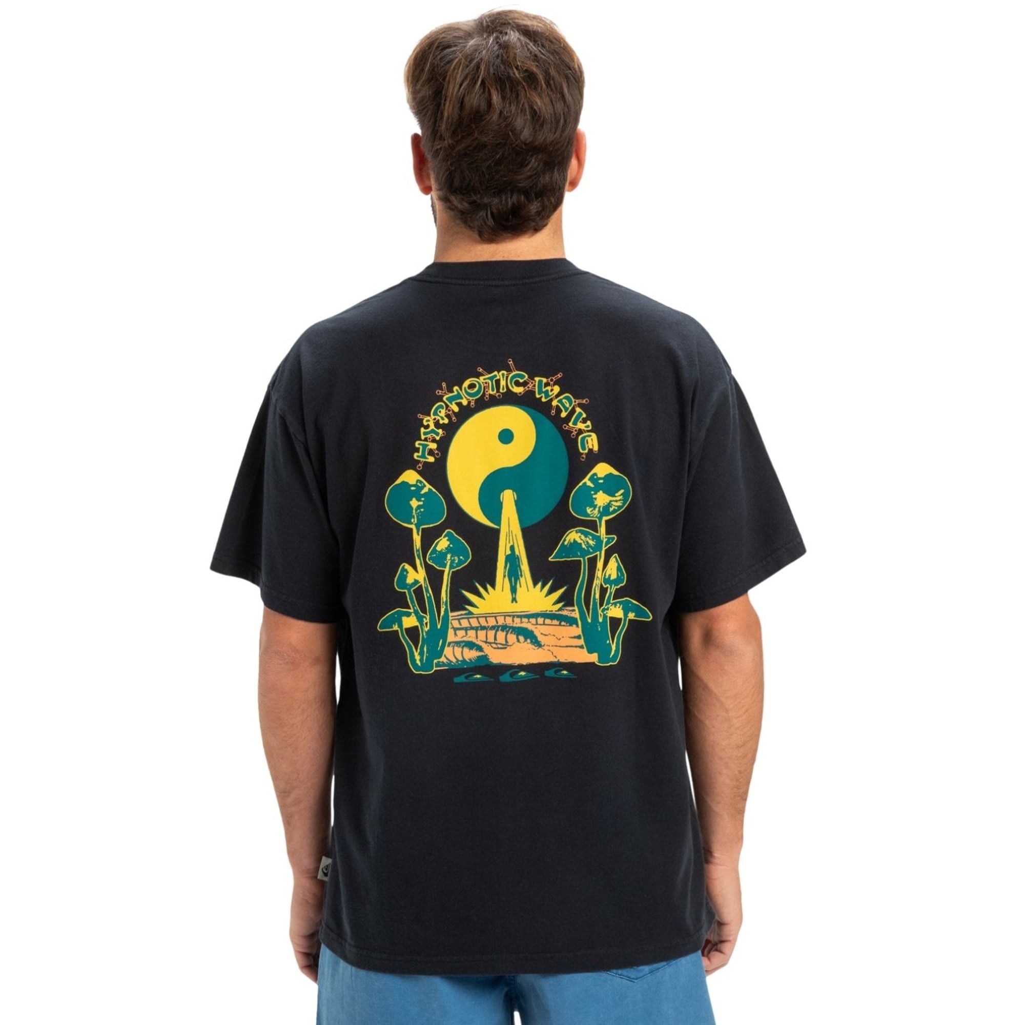 Quiksilver Hw Hypnotic Wave Erkek Siyah Tişört