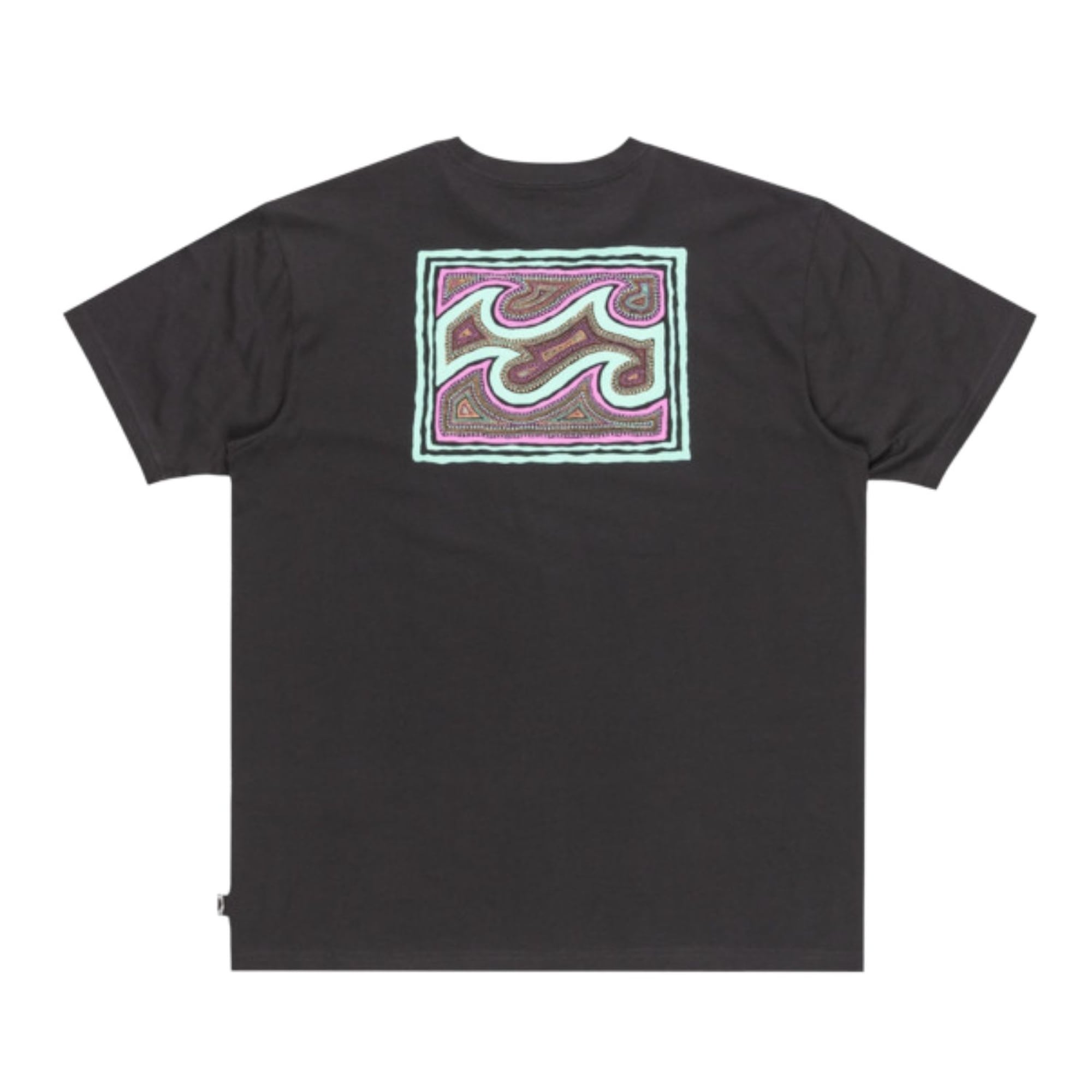 Billabong Crayon Wave Ss Erkek Siyah Tişört