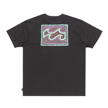  Billabong Crayon Wave Ss Erkek Siyah Tişört