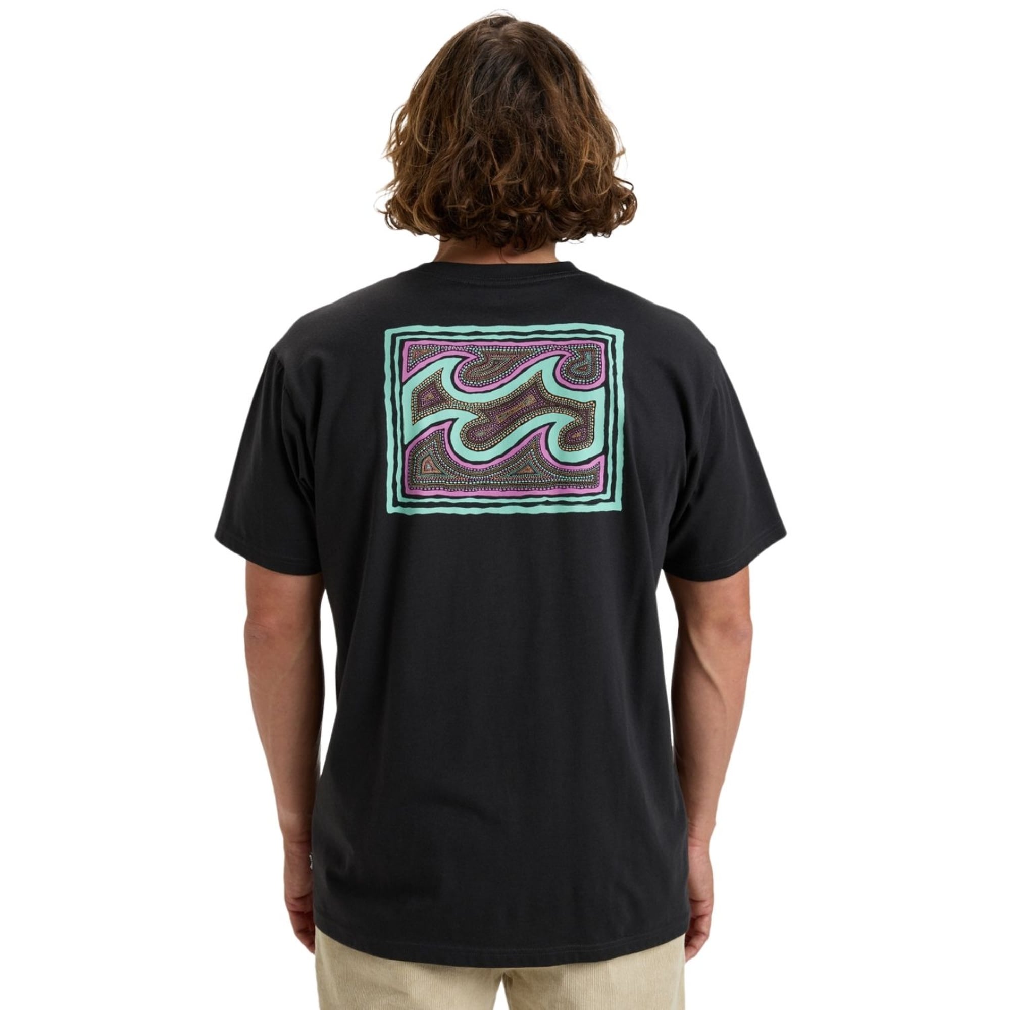 Billabong Crayon Wave Ss Erkek Siyah Tişört