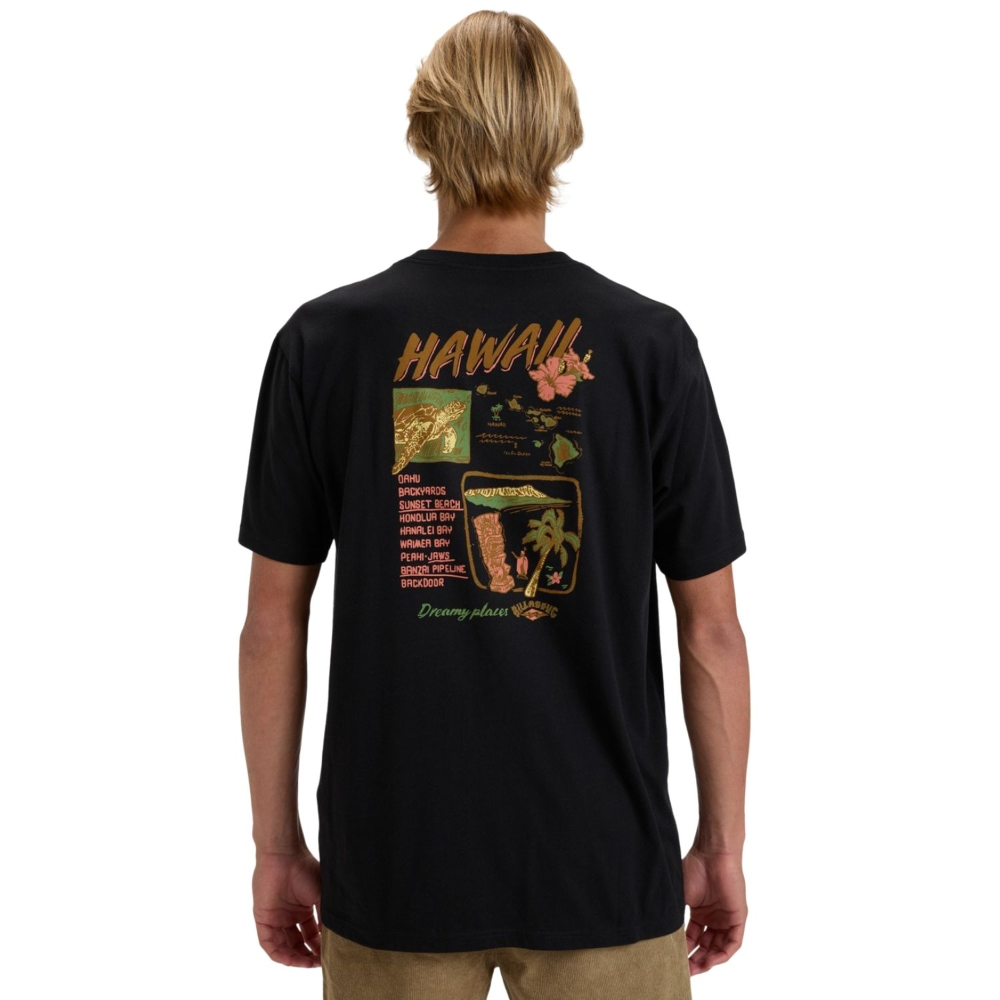 Billabong Dreamy Place Ss Erkek Siyah Tişört