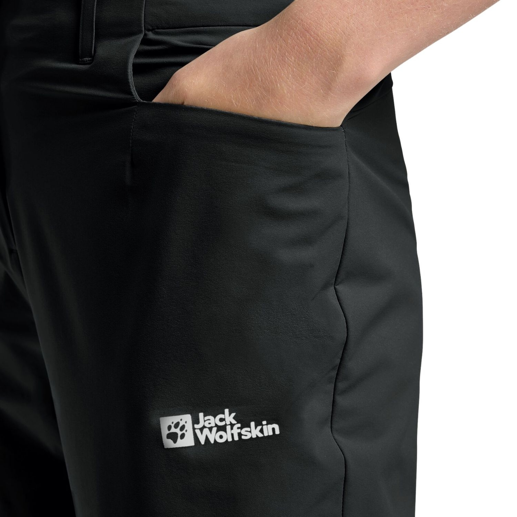 Jack Wolfskin Prelight Stride Pants Kadın Siyah Outdoor Pantolonu