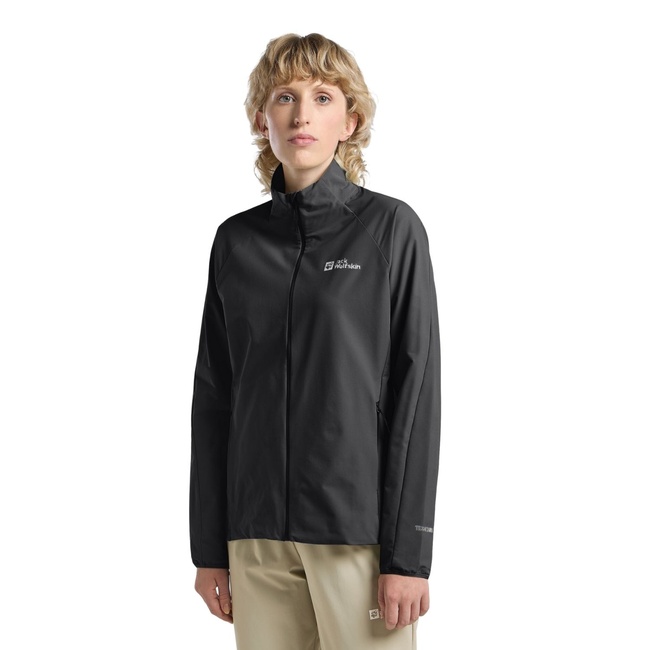  Jack Wolfskin Prelight Stride Kadın Siyah Outdoor Ceketi