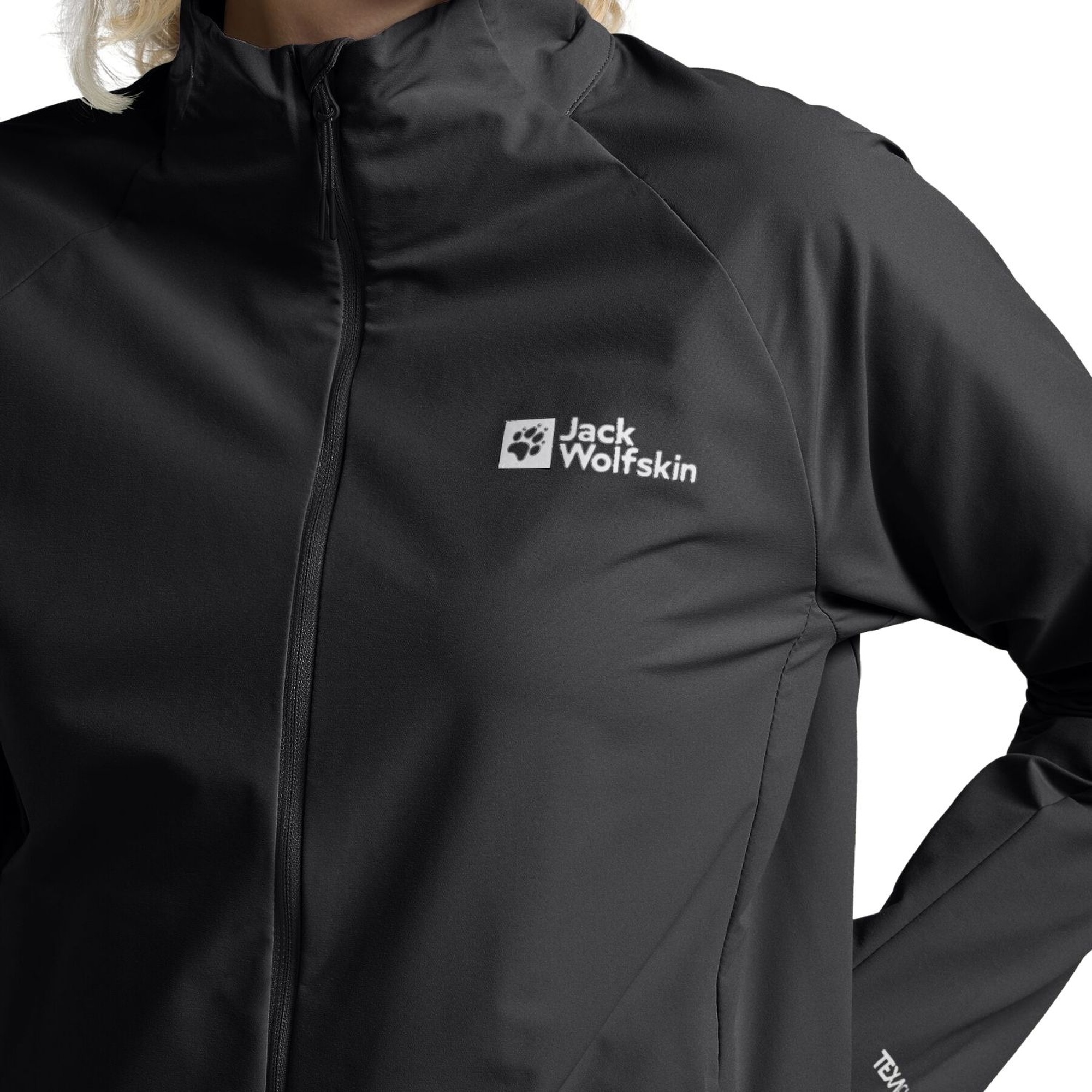 Jack Wolfskin Prelight Stride Kadın Siyah Outdoor Ceketi