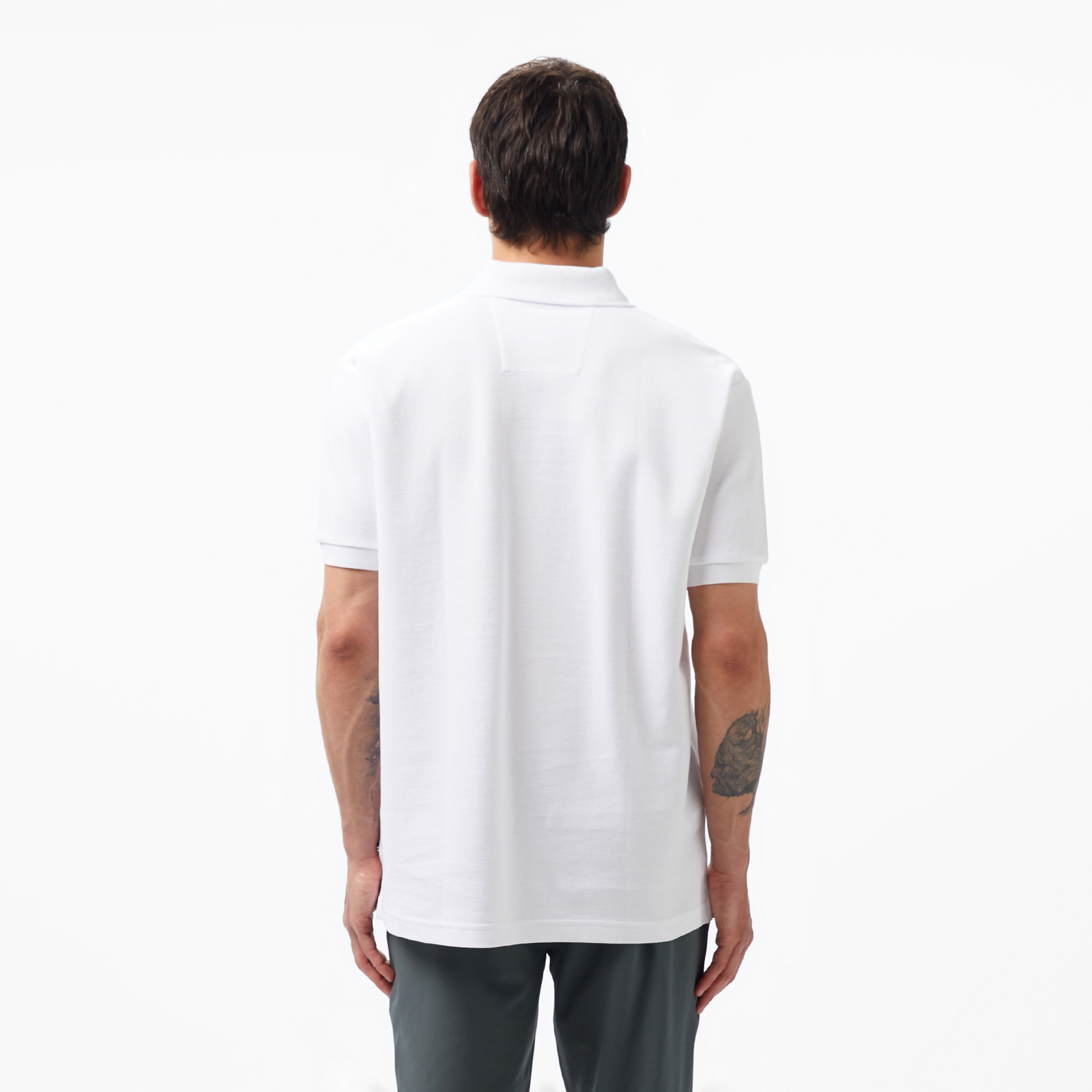 Nautica Erkek Classic Fit Beyaz Kısa Kollu Polo Yaka T-Shirt