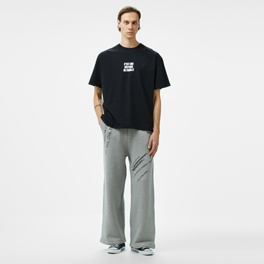  The Kooples Classic Erkek Siyah T-Shirt