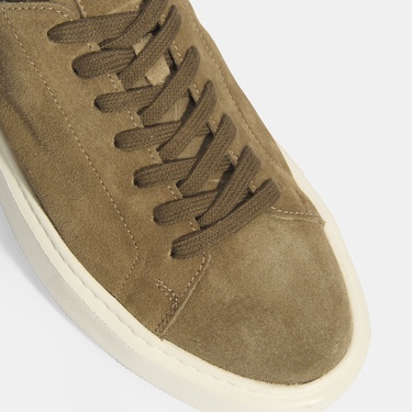  Erkek Vizon Bağcıklı Süet Günlük Ayakkabı