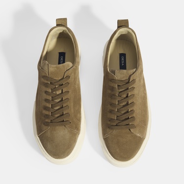  Erkek Vizon Bağcıklı Süet Günlük Ayakkabı