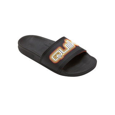  Quiksilver Rivi Wordmark Slide II Youth Erkek Çocuk Siyah Terlik