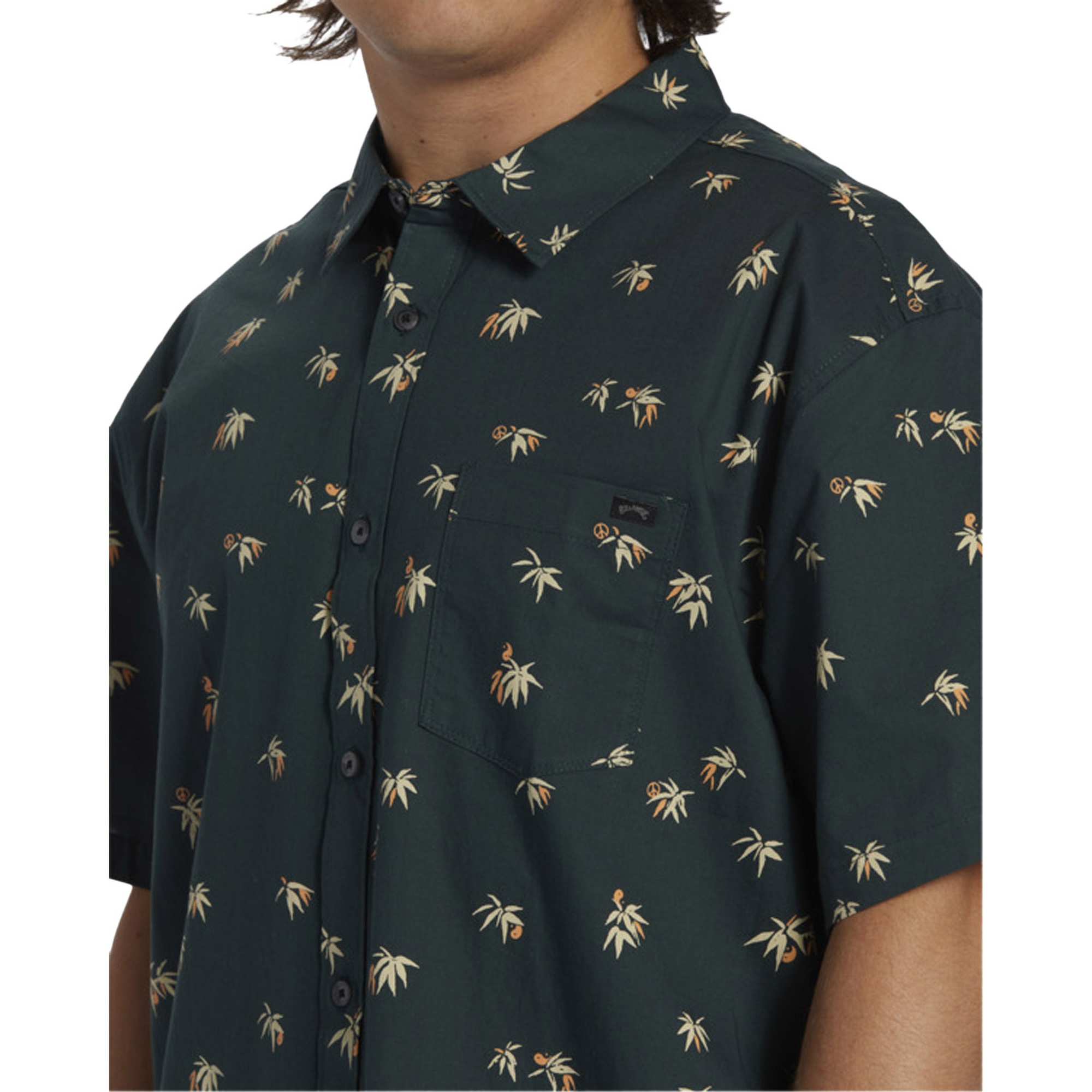 Billabong Sundays Mini Ss Erkek Mavi Gömlek