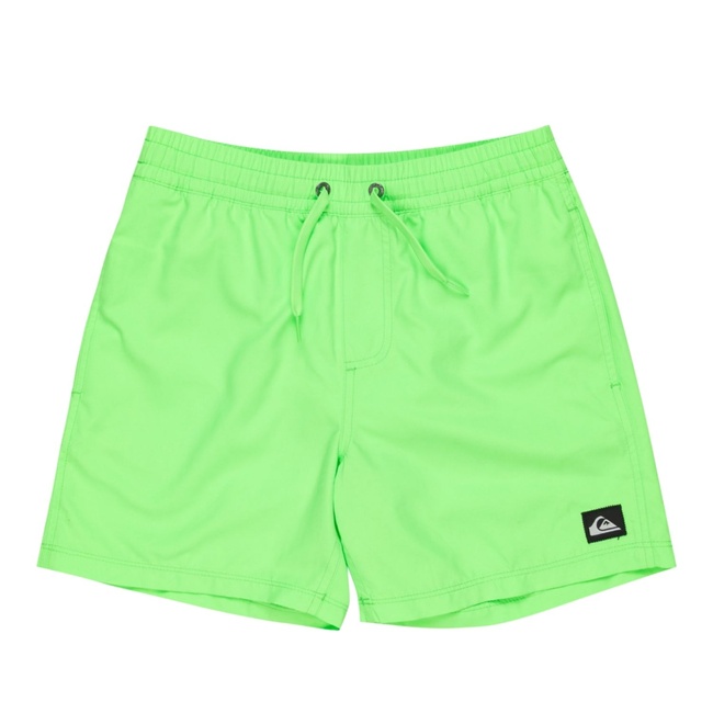  Quiksilver Everyday Solid Volley Yth 14 Erkek Çocuk Yeşil Volley Short