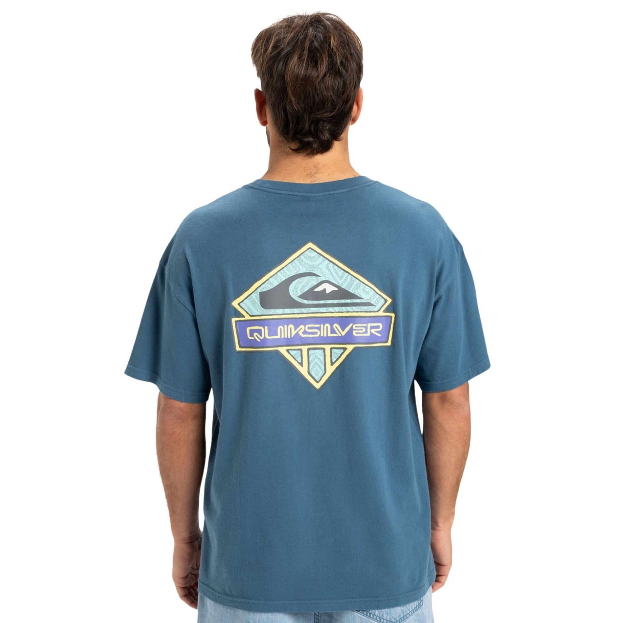 Quiksilver Gh Qs Crystal Jet Erkek Yeşil Tişört