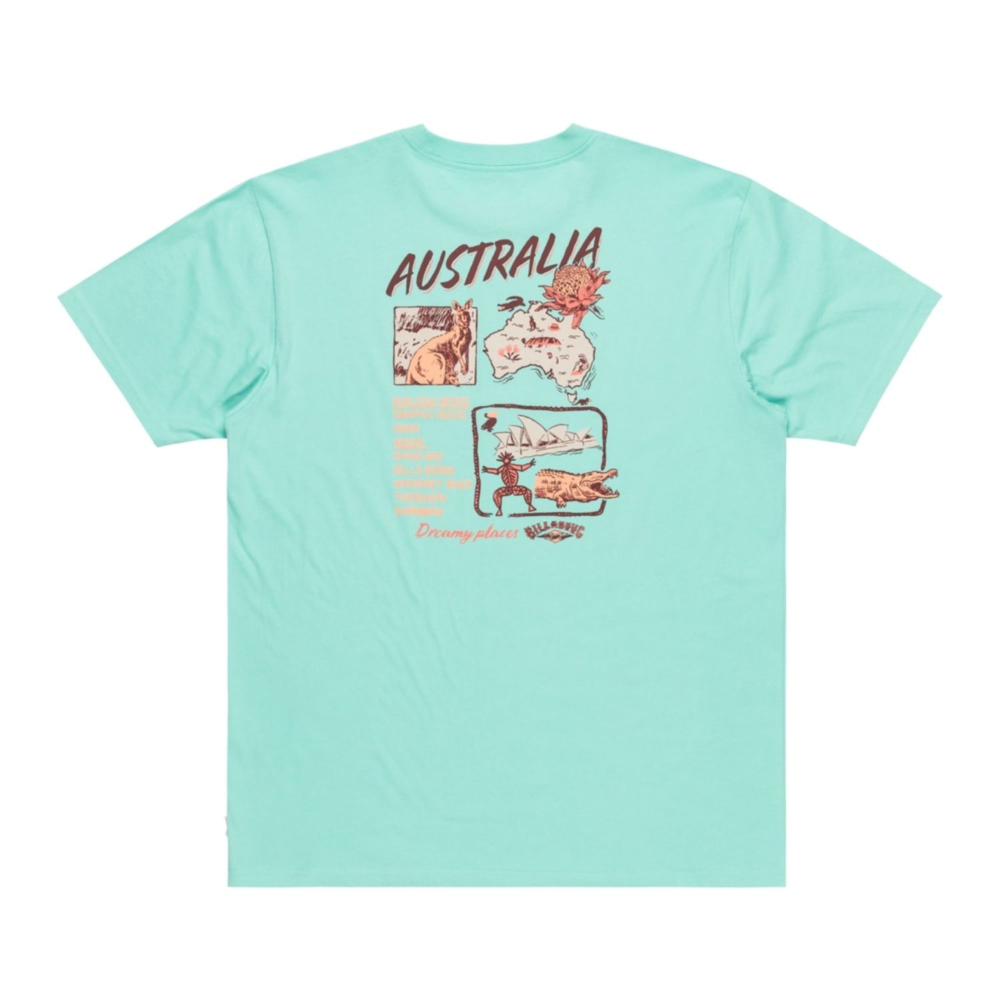 Billabong Dreamy Place Ss Erkek Yeşil Tişört