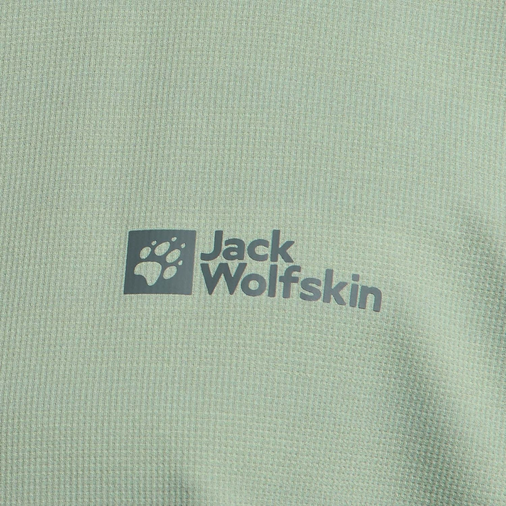 Jack Wolfskin Delgami Polo Erkek Yeşil Polo Tişört