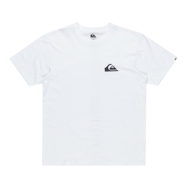 Quiksilver Ev Mini Logo Erkek Beyaz Tişört
