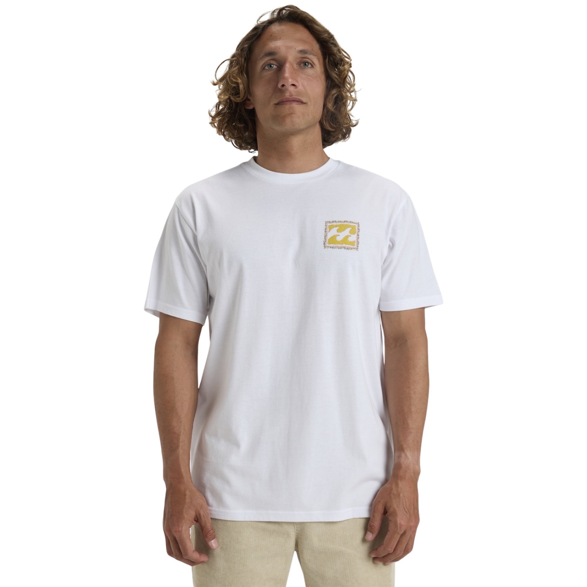 Billabong Crayon Wave Ss Erkek Beyaz Tişört