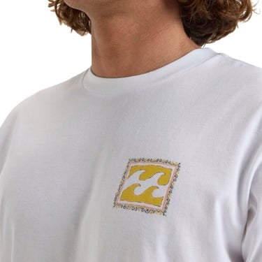  Billabong Crayon Wave Ss Erkek Beyaz Tişört