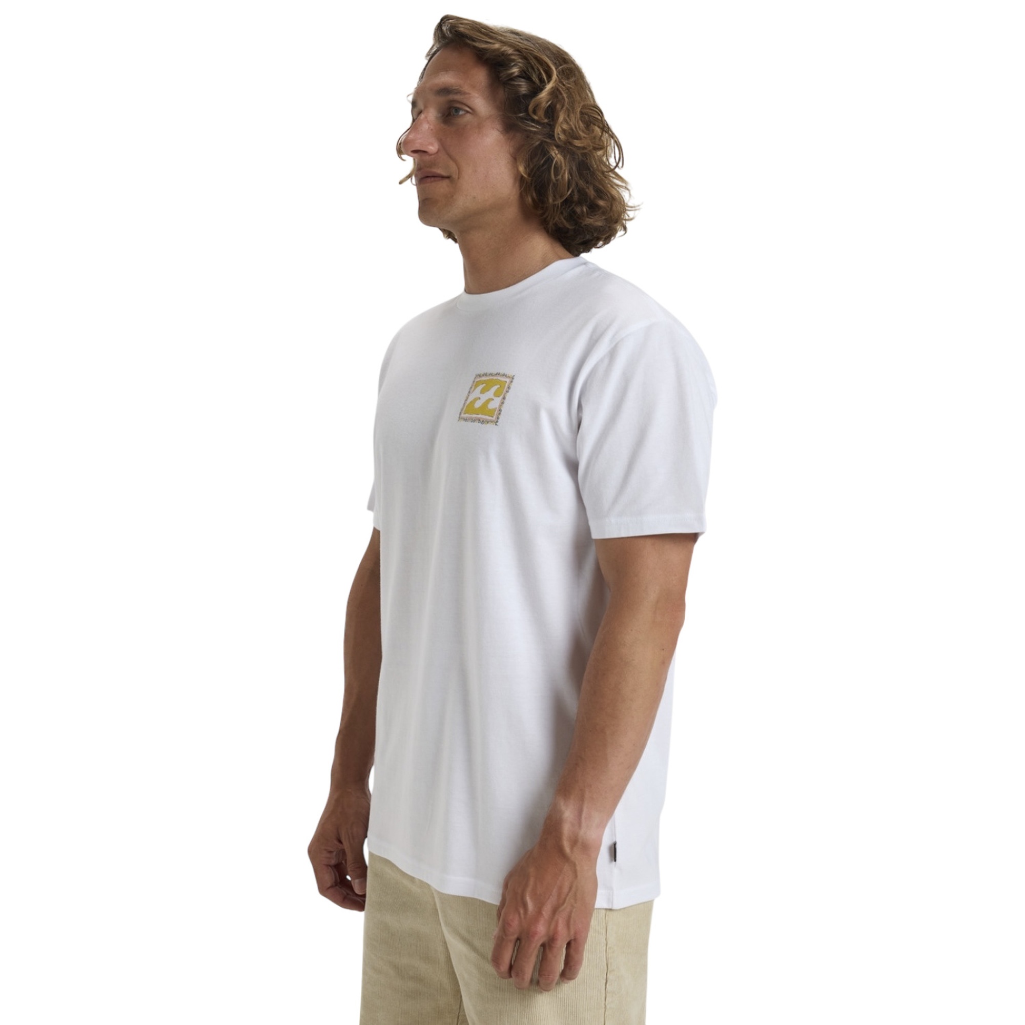 Billabong Crayon Wave Ss Erkek Beyaz Tişört