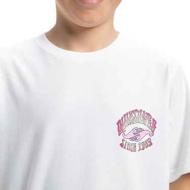  Quiksilver Ev Times Up Yth Erkek Çocuk Beyaz Tişört