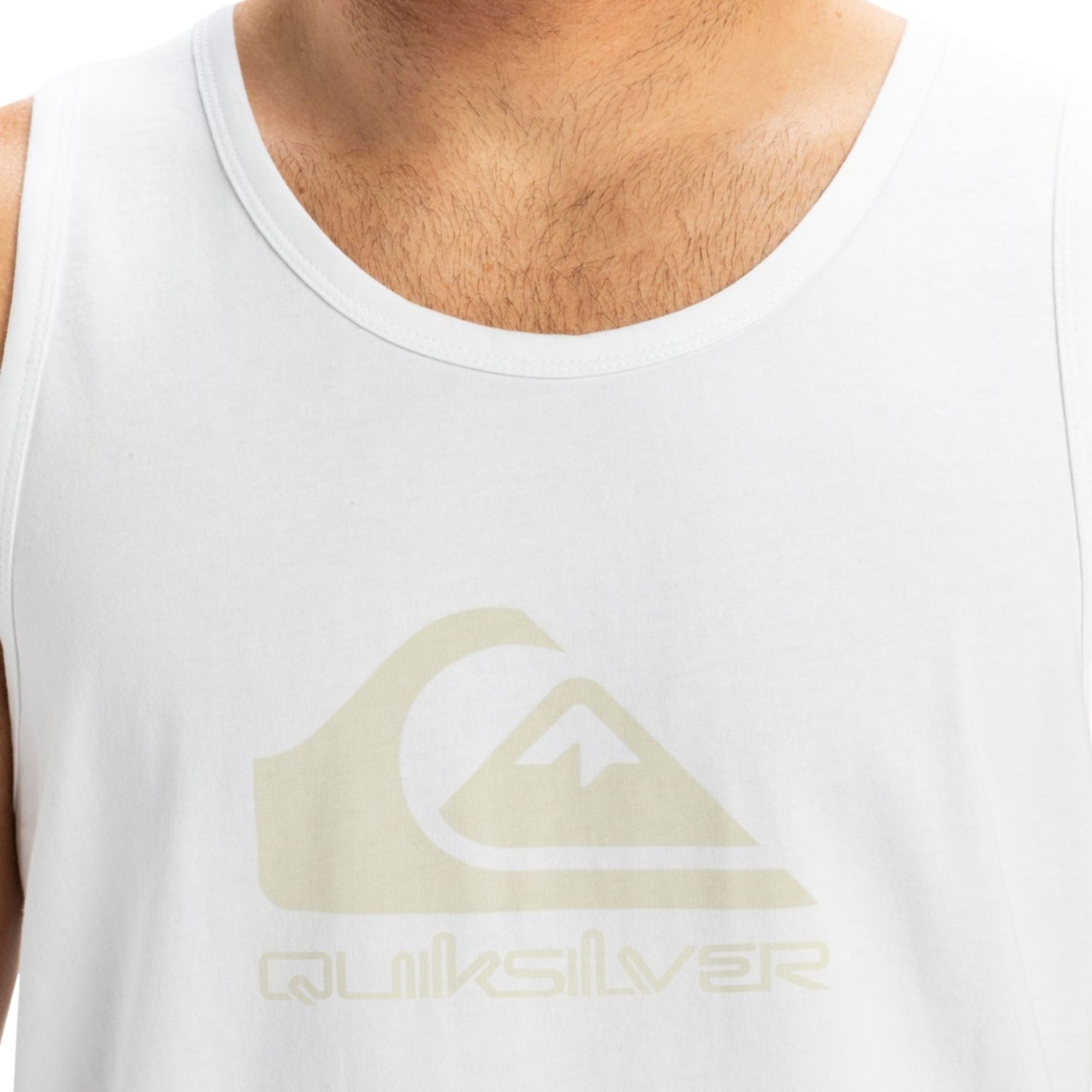 Quiksilver Ev Comp Logo Tank Erkek Beyaz Atlet