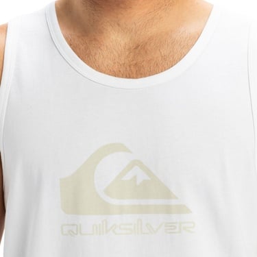  Quiksilver Ev Comp Logo Tank Erkek Beyaz Atlet